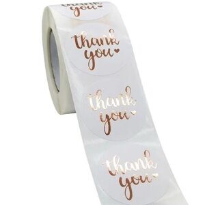 “Thank You” Stickers -500 pieces